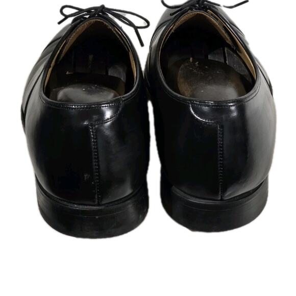 Johnston and Murphy Optima Black Captoe Oxford Shoes Size 12D main image 5